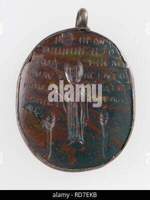 Amulet scolpiti in Intaglio (incise) Foto Stock