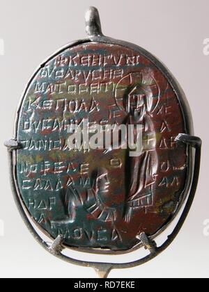 Amulet scolpiti in Intaglio (incise) Foto Stock