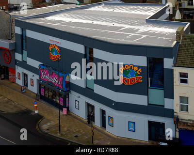 Gabrielle Gelateria sul lungomare Redcar aperto 2018 Foto Stock