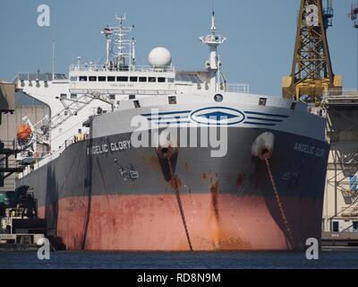 Gloria Angelica - IMO 9261798 - Callsign SVCT, Vlothaven, porto di Amsterdam, pic1. Foto Stock