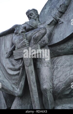 L'incantesimo rotto (1916) o Ur Alogum scultura in Reykjavík, Islanda da Einar Jónsson. Einar Jónsson (11 maggio 1874 - 18 ottobre 1954) era un islandese Foto Stock