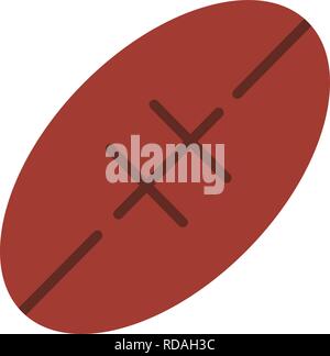 Segno di Rugby icona illustrazione vettoriale per un uso personale e uso commerciale... Look pulito e icona alla moda... Illustrazione Vettoriale