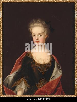 Ritratto di Marie Leszczynska regina di Francia (1703-1768). Museo: Nationalmuseum di Stoccolma. Autore: JOHAN STARBUS. Foto Stock