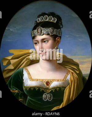 Paolina Bonaparte Borghese, Principessa Borghese, duchessa di Guastalla (1780-1825). Museo: il Musée national des Châteaux de Malmaison et de Bois-Préau. Autore: LEFEVRE, ROBERT. Foto Stock