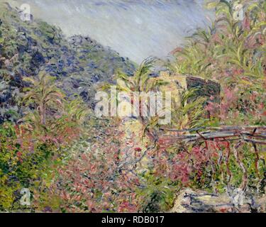 La Valle di Sasso. Effetto sole (Vallée de Sasso, effet de soleil). Museo: Musée Marmottan Monet, Parigi. Autore: MONET, CLAUDE. Foto Stock