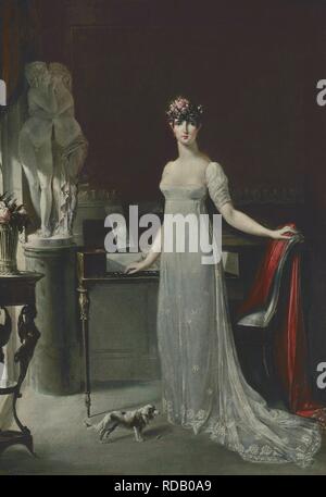 Paolina Bonaparte Borghese, Principessa Borghese, duchessa di Guastalla (1780-1825). Museo: Collezione privata. Autore: Bosio, Jean Baptiste François. Foto Stock