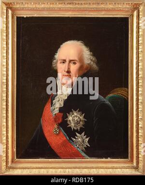 Ritratto di Charles-François Lebrun (1739-1824), Duc de Plaisance. Museo: Collezione privata. Autore: LEFEVRE, ROBERT. Foto Stock