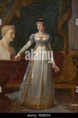 Paolina Bonaparte Borghese, Principessa Borghese, duchessa di Guastalla (1780-1825). Museo: il Musée de l'Histoire de France, Château de Versailles. Autore: LEFEVRE, ROBERT. Foto Stock