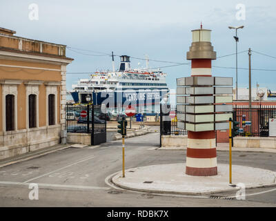 Porto di Bari, Puglia, Italia Foto Stock