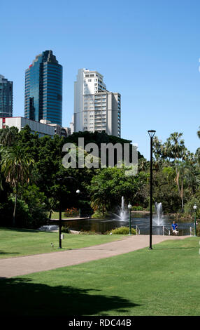 Città Giardini Botanici di Brisbane, Queensland, Australia Foto Stock