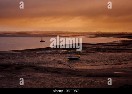 Beach Sunrise, canal sunrise Foto Stock