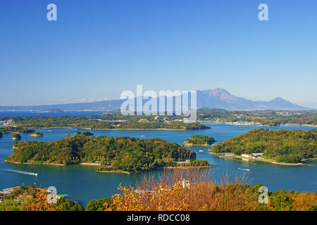 Mt. Unzen fugen, Prefettura di Nagasaki, Giappone Foto Stock