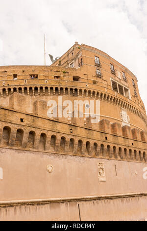 Roma, Italia - 23 giugno 2018:il Castel Sant'Angelo, mausoleo di Adriano in Roma, Italia Foto Stock