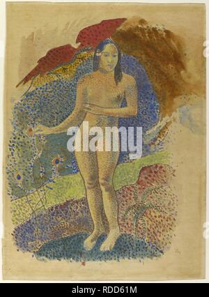 Te navata navata fenua (delizioso terra). Museo: il Musée de Grenoble. Autore: Gauguin, Paolo Eugéne Henri. Foto Stock