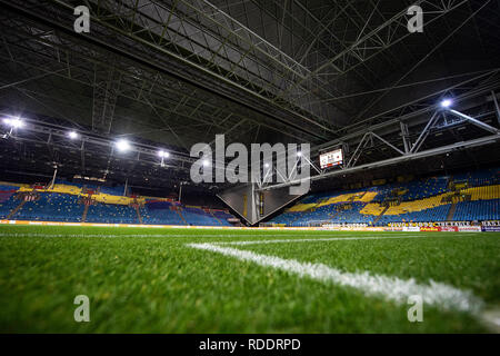 ARNHEM, 18-01-2019, GelreDome, stagione 2018 / 2019, Eredivisie, vista interna dello stadio GelreDome prima della partita Vitesse - Excelsior Foto Stock