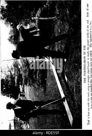 . Prati e come farli : insieme con la corretta tenuta del putting green . Prati. . Si prega di notare che queste immagini vengono estratte dalla pagina sottoposta a scansione di immagini che possono essere state migliorate digitalmente per la leggibilità - Colorazione e aspetto di queste illustrazioni potrebbero non perfettamente assomigliano al lavoro originale. Barron, Leonard, 1868-1938. Città Giardino, N. Y. : Doubleday, pagina &AMP; Co. Foto Stock