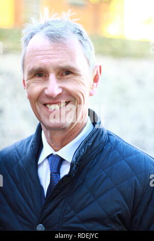 Nigel Evans MP [1922 Comitato ] in Westminster il 17 gennaio 2019 . Il segretario esecutivo [ ] giunto 1922 comitato. Segretari. I politici. Conservatore. Toria. Politica inglese. Foto Stock
