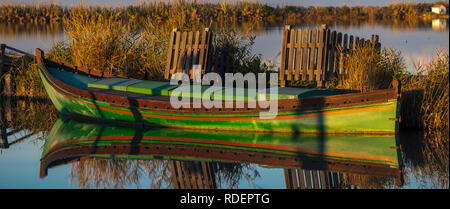 Lago di Albufera di Valencia. Spagna Foto Stock