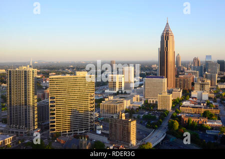 La Georgia il bellissimo skyline di Atlanta Foto Stock