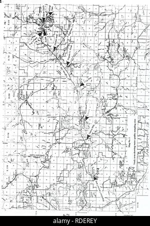 . Effetti del giugno, 1975 Mike Horse Mine diga del recupero guasto sulla qualità delle acque e delle risorse acquatiche della tomaia Blackfoot River, Montana. Idroecologia; acqua; qualità dell'acqua. f. ^. A-71 OMONMOtfO: ^^^^r7:?^.=S!5''^.s^tt-^^'"T=T'&amp;BW!I^=^^. Si prega di notare che queste immagini vengono estratte dalla pagina sottoposta a scansione di immagini che possono essere state migliorate digitalmente per la leggibilità - Colorazione e aspetto di queste illustrazioni potrebbero non perfettamente assomigliano al lavoro originale. Montana. Dipartimento di pesci selvatici e parchi. Helena : Montana Fish, Wildlife &AMP; Parchi Foto Stock