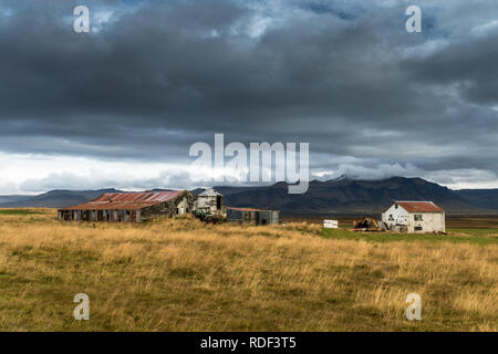 Bauernhof auf Snaefellsnes Halbinsel Foto Stock