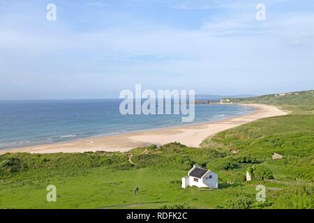 Whitepark Bay, nella contea di Antrim, Irlanda del Nord Europa Foto Stock