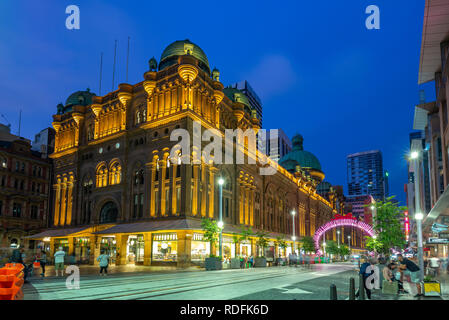 Queen Victoria Building, un sito storico di Sydney Foto Stock