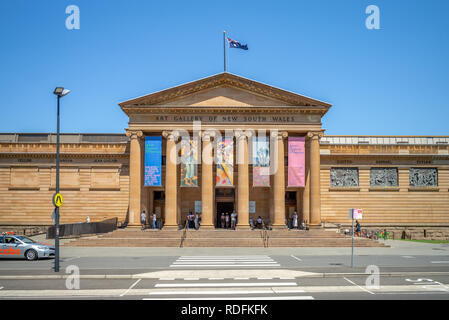 Sydney, Australia - 8 Gennaio 2019: galleria d'arte del Nuovo Galles del Sud, la più importante galleria pubblica di Sydney e uno dei più grandi in Australia Foto Stock