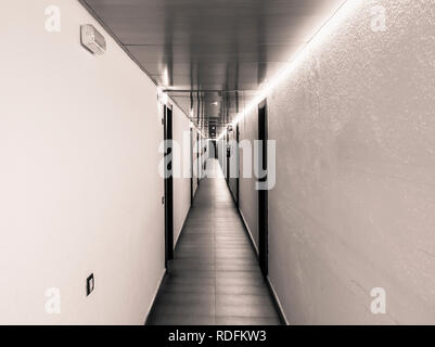 Corridoio dell'Hotel Foto Stock