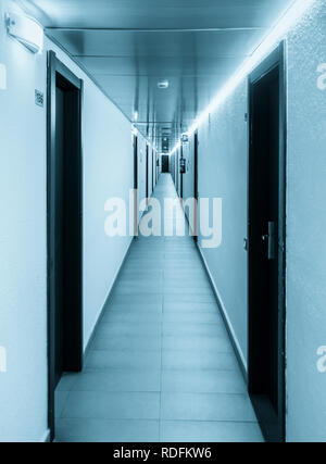 Corridoio dell'Hotel Foto Stock