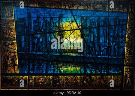 Pittura a olio, eredità africana, da Afewerk Tekle, Addis Abeba Museo Nazionale, Etiopia, Africa Foto Stock