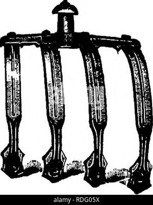 . Le colture di mais: una discussione di granturco, kafirs e sorghi come cresciuto negli Stati Uniti e in Canada. Il mais; Kafir; Granturco Sorgo. Fig. 64. - La molla di fissaggio del dente.. Si prega di notare che queste immagini vengono estratte dalla pagina sottoposta a scansione di immagini che possono essere state migliorate digitalmente per la leggibilità - Colorazione e aspetto di queste illustrazioni potrebbero non perfettamente assomigliano al lavoro originale. Montgomery, Edward Gerrard, 1878-. New York, la Macmillan company Foto Stock