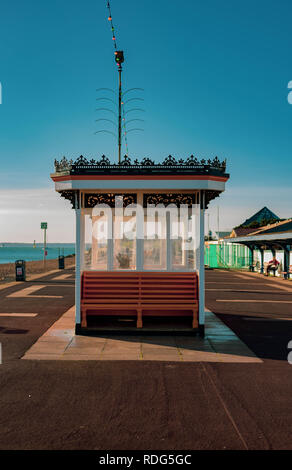 Southsea Beach rifugio Foto Stock