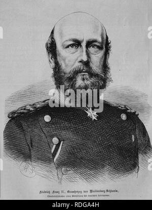 Friedrich Franz II Granduca di Mecklenburg-Schwerin, Illustrierte Kriegschronik 1870 - 1871, illustrato Cronaca di Guerra 1870 - Foto Stock