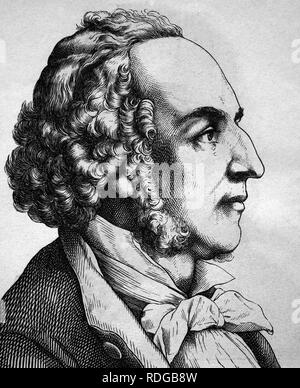 Felix Mendelssohn-Bartholdy, 1809 - 1847, compositore, ritratto, storico illustrazione, 1880 Foto Stock