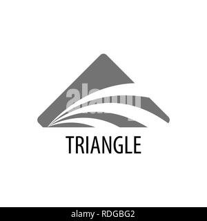 Abstract logo triangolo concept design. Simbolo grafico elemento di modello di vettore Illustrazione Vettoriale