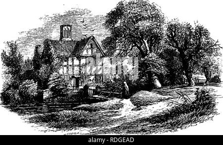 . Alcuni account di inglese parchi di cervi, con note sulla gestione del cervo. Cervi; a caccia di cervi. Il Portiere's Lodge, nel grande parco al Staunton-Harold, Leicestershire, 1840. Capitolo VII LEICESTERSHIRE. URTON nella sua 'Descrizione del Leicestershire", stampato in 1622, osserva dei parchi in questa contea : ' Questo shire ha bene ragionevole ben memorizzati con posti per vert e specialità di carne di cervo, ma ora non è così ben arredate ; l'antica foresta di Cham- legno, comunemente chiamato Loughborough foresta, in ragione della vicinanza, ha molto tempo fa stato disafforested", di cui farò speake di seguito nel suo luogo. Foto Stock