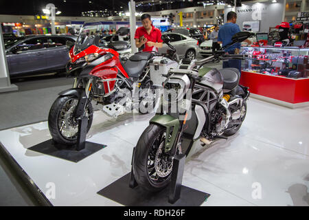 Nonthaburi, Tailandia - 4 Dicembre 2018: Stand moto Ducati nel motore di Expo 2018 Foto Stock