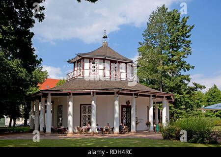 Il padiglione cinese in Kamp Park, Bad Doberan, costa baltica, Meclemburgo-Pomerania Occidentale Foto Stock