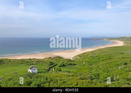 Whitepark Bay, nella contea di Antrim, Irlanda del Nord Europa Foto Stock