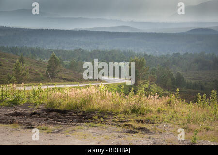 Strada di Montagna in Scozia Foto Stock