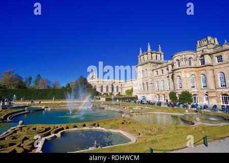 Il Palazzo di Blenheim, Oxfordshire, Inghilterra Foto Stock