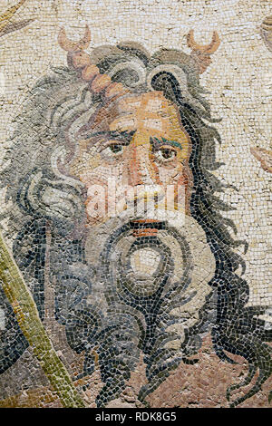 Gaziantep, Turchia - Giugno 07, 2014: mosaico in Gaziantep Zeugma Museo del Mosaico su Giugno 07, 2014. Zeugma mosaico nel Museo di Gaziantep, Turchia è uno dei Foto Stock