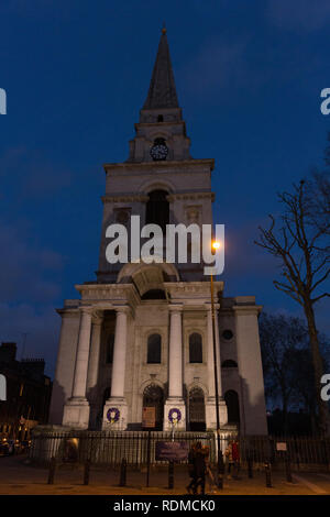 La Chiesa di Cristo Spitalfields, chiesa anglicana Foto Stock