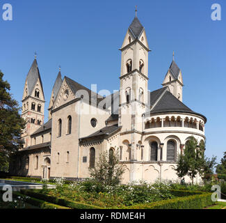 Basilica di San Kastor, Coblenza, Renania-Palatinato, Germania ho Basilika San Kastor, Coblenza, Renania-Palatinato, Deutschland I Foto Stock