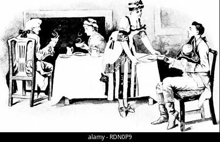 . Cacao e cioccolato; una breve storia della loro produzione e uso. Cacao; cioccolato. .-Io cibo ideale 47 Valutazione di ne'rvotis sistema quando ' esegui all' attraverso la fatica o preoccuparsi. " Il cioccolato è stato impiegato per il suo soggiorno poteri e il suo nu- tritive proprietà con un notevole successo in manovre dell'esercito e in simili operazioni che rendono una vigorosa domanda sul sistema nervoso, muscolare e mentale di energie, e su quel conto è invariabilmente in- compreso tra le disposizioni delle spedizioni. Una razione di cioccolato utilizzato nell'esercito austriaco è stato dichiarato pari a cinque volte il suo peso in carni bovine. Esso ha Foto Stock