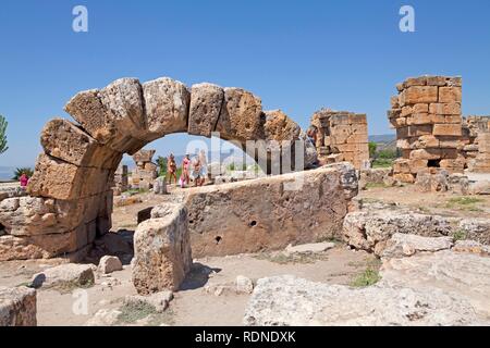 Hierapolis in Denizli, Sito Patrimonio Mondiale dell'UNESCO, Turchia egea, Turchia, Asia Foto Stock