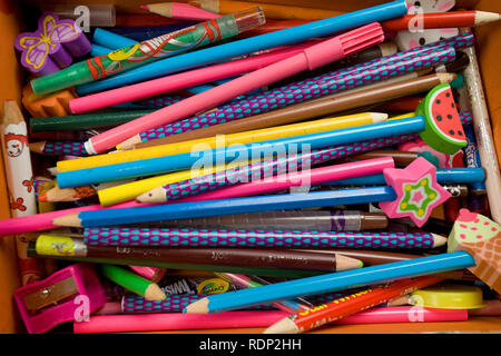 Colorazione per bambini penne Foto stock - Alamy