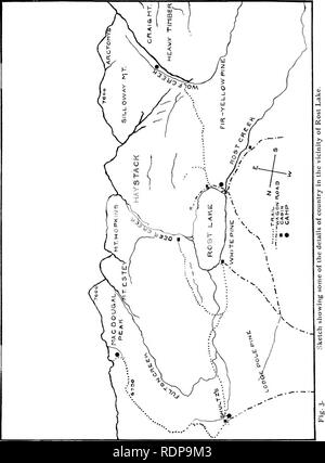 . Una ricognizione biologica nelle vicinanze del Lago Flathead. Storia naturale. 148 bollettino Università del Montana. Si prega di notare che queste immagini vengono estratte dalla pagina sottoposta a scansione di immagini che possono essere state migliorate digitalmente per la leggibilità - Colorazione e aspetto di queste illustrazioni potrebbero non perfettamente assomigliano al lavoro originale. Elrod, John Morton, 1863-. Missoula, Università del Montana Foto Stock