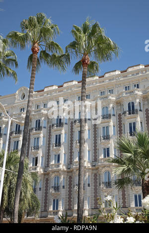 Carlton Hotel, Cannes nel sud della Francia Foto Stock